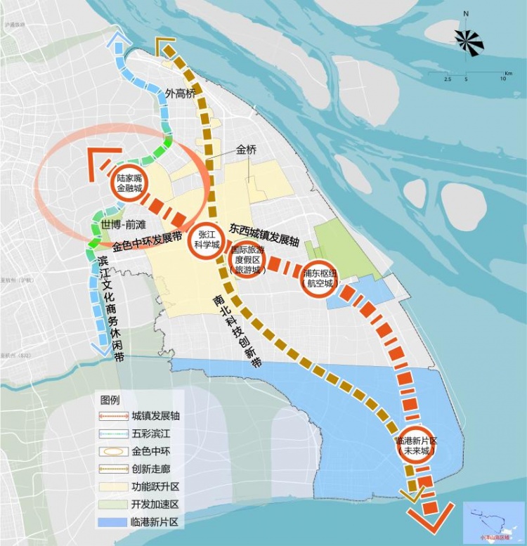 十四五整体发展布局明确开放创新高品质的卓越浦东这些地方要起飞了